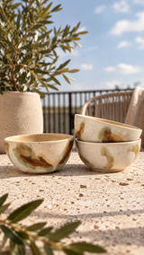 Everyday Marble-Painted Snack Bowl
