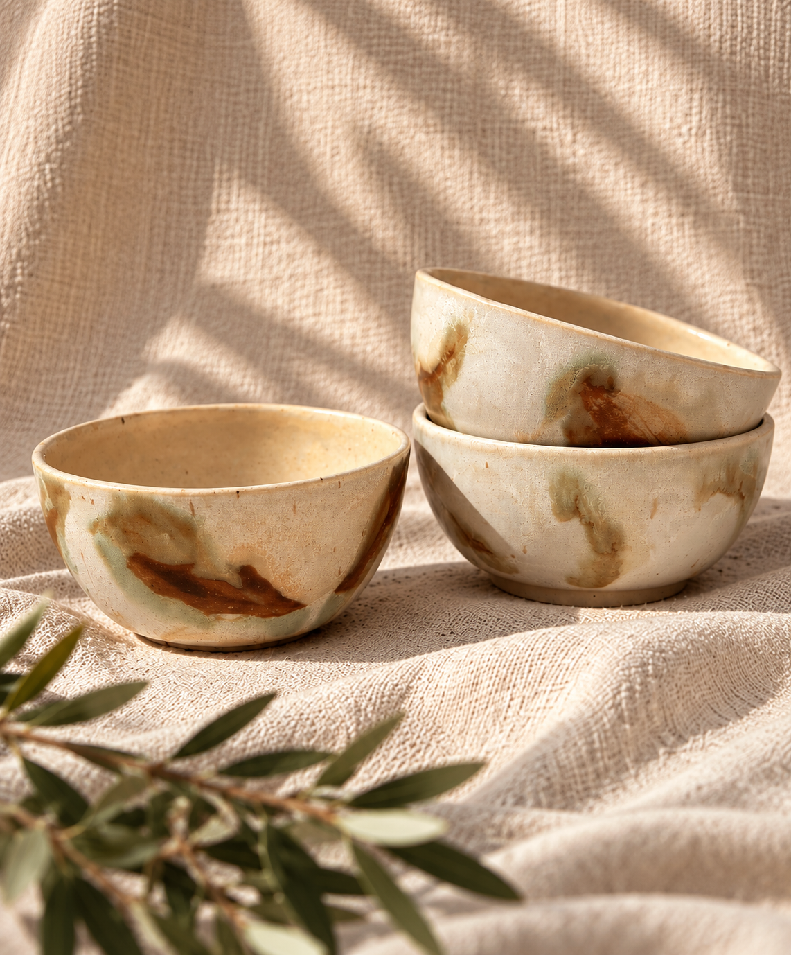Everyday Marble-Painted Snack Bowl