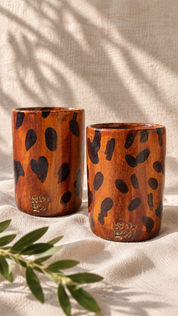 Hand-Painted Tortoise Tumbler